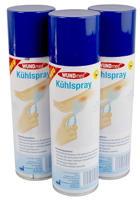 3 x 300 ml Kältespray Eisspray Kühlspray Vereisungsspray von Wundmed