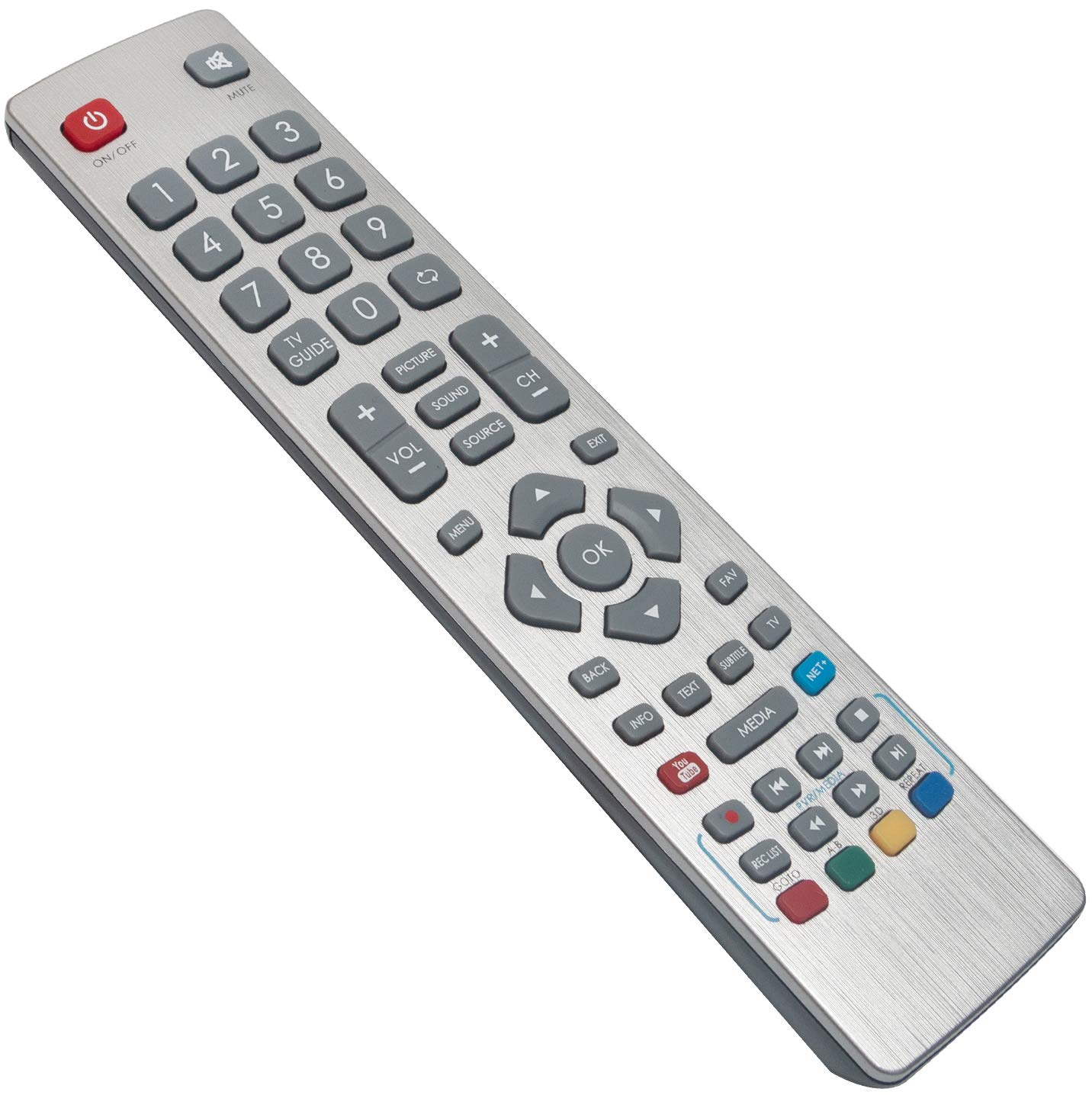 ALLIMITY SHWRMC0003 Remote Control Replace for Shapr Aquos TV LC-55CFE6352K LC-55SFE7452K LC-43CFE6241K LC-49CFE6032K LC-49CFE6241K LC-49CFE6242K LC-32CFE6242K LC-40CFE6241K