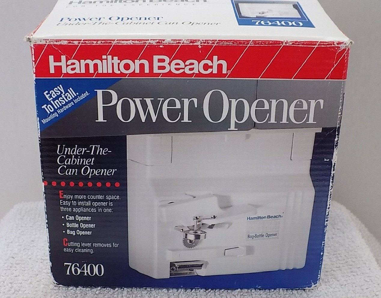 Hamilton Beach Power Opener Under-The-Cabinet Can Opener