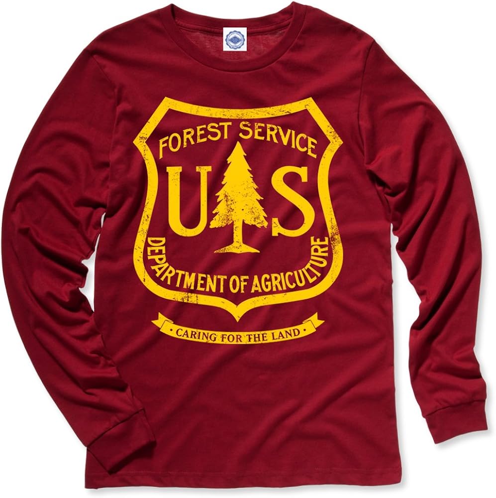 Hank Player U.S.A. US Forest Service Men's Long Sleeve T-Shirt