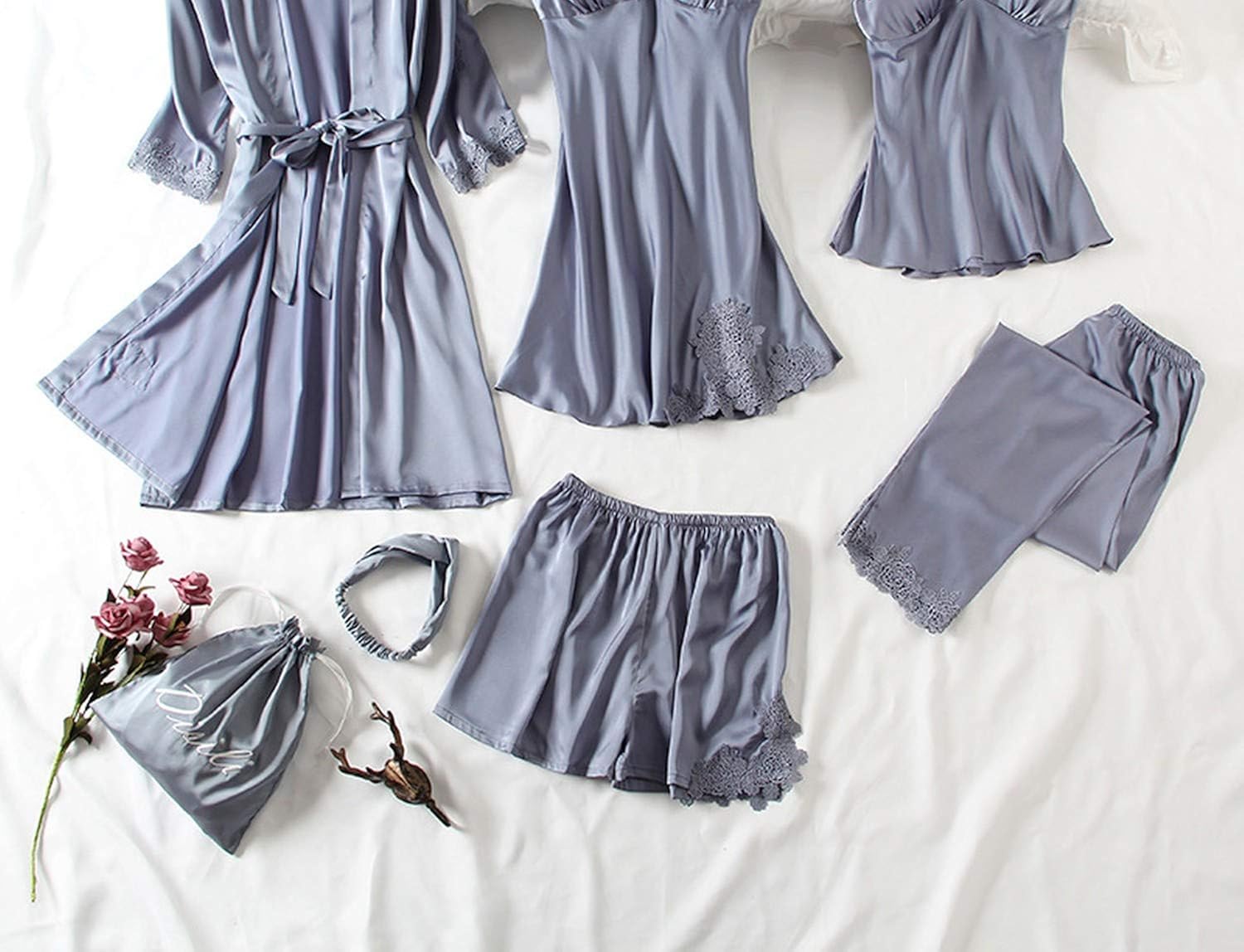 satin night suit for women