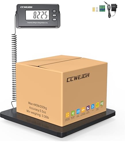 Surmountway Industrial Shipping Scale 660lbs With Anti Slip Aluminium Platform | Desertcart - View #6