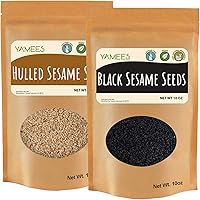 Yamees Sesame Seeds - Mix Sesame Seeds - Black Sesame Seeds - White Sesame Seeds - Sesame Seeds Bulk – Bulk Spices – 20…