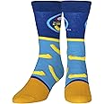 Crazy Socks, Fun Food & Snack Themed Crew Socks for Men, Colorful Assorted Styles