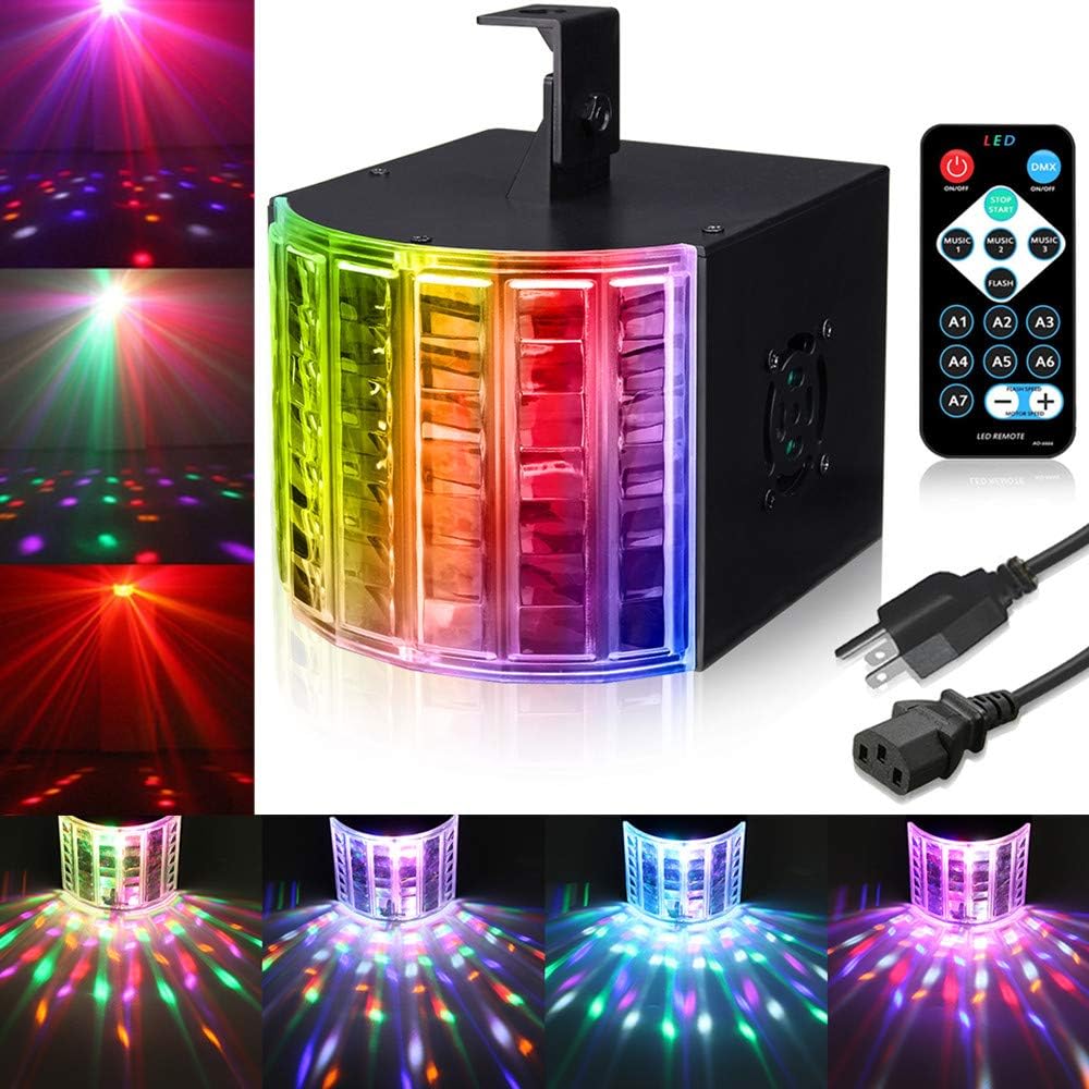 DJ Lights, SOLMORE Party Lights DMX512 Sound Actived Stage Disco Lights