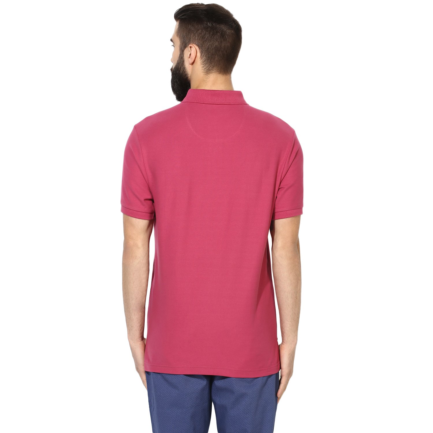 red tape men's solid regular fit t-shirt