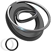 Orivienta Magnetic Phone Grip for MagSafe Ring Holder, 360° Rotation Magnetic Phone Ring Grip Stand Finger Kickstand, Compatible with MagSafe Accessories for iPhone 17 Pro/Max 16/15 Air