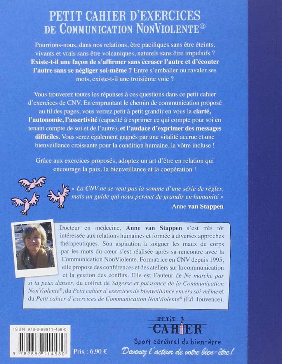 Amazon Fr Petit Cahier D Exercices De Communication Non Violente Van Stappen Anne Augagneur Jean Livres