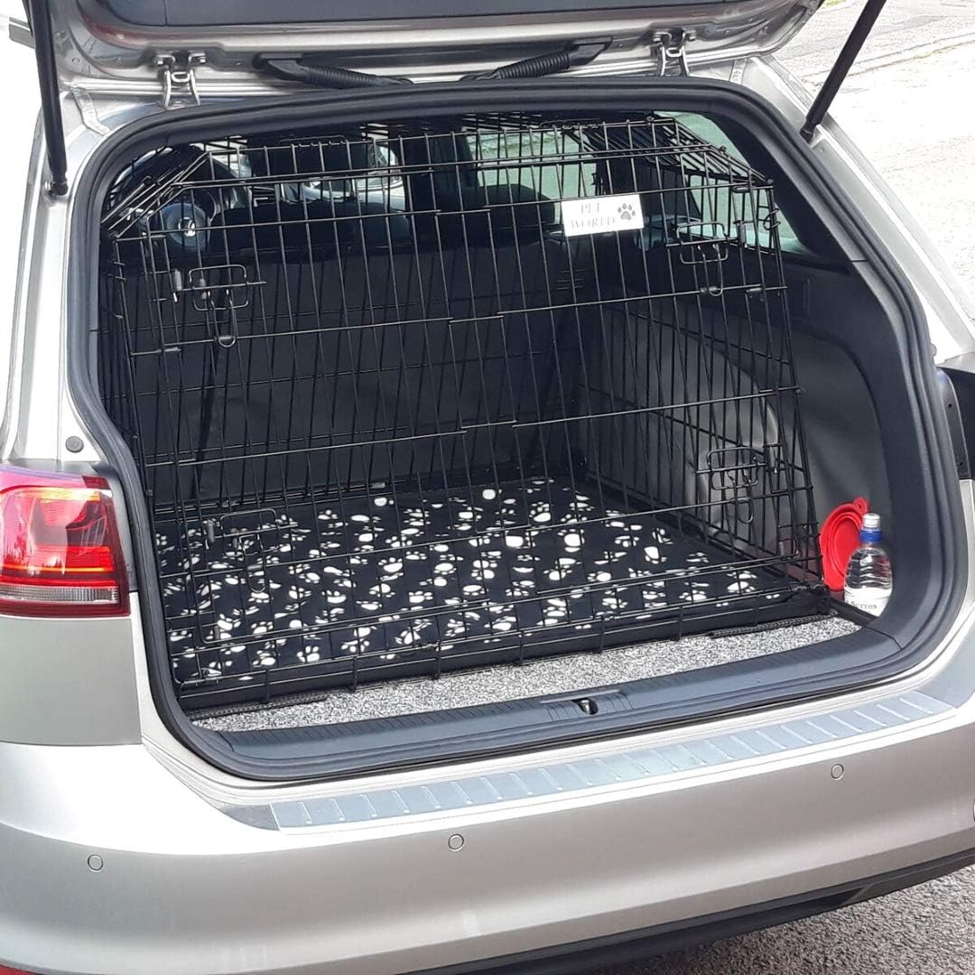 PET WORLD New VW Golf MK7 Estate 2012 Onwards Dog Puppy Pet sloped Car travel training carrier crate, cage,