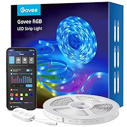 Govee Smart RGB LED Strip Lights, 16.4ft WiFi LED