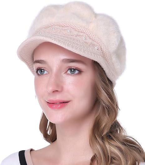 ladies knitted beanie hats