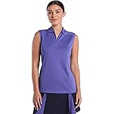 PGA Tour Womens Airflux Sleeveless Golf Polo Shirt