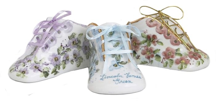 baby keepsakes porcelain shoe