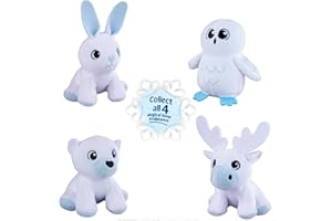 The Elf on the Shelf Noorah Snow Sculpture Surprise – Magical Arctic Fox Toy with Mini Plush Inside (1 of 4 Styles)