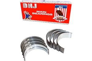 DNJ MB1105.10 Oversize Main Bearings Set for 2002-2012 Dodge, Jeep, Mitsubishi, Ram 1500, Commander, Dakota 3.7L V6 12V SOHC 226cid