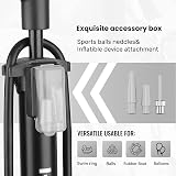 Hycline Bike Pump Floor Pump 150 PSI Dual Valve Presta Schrader Black view 7