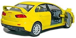 Box of 12 Cars: 5" 2008 Mitsubishi EVO X 1/36