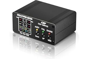 DMGICPRO CQV-SWR120 SWR Power Meter 1.8MHz-54MHz,120W Color HD Display Digital SWR Meter Power Trimming Testing with High Standing Wave Alarm Type-C Charging