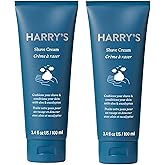 Harry's Shaving Cream - Shaving Cream for Men with Eucalyptus - 2 pack (3.4 oz)