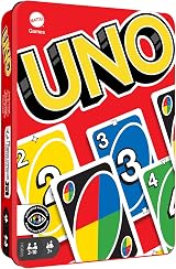 Mattel UNO Card Game with Collectible Storage Tin 112 Cards 7+ Kids Family