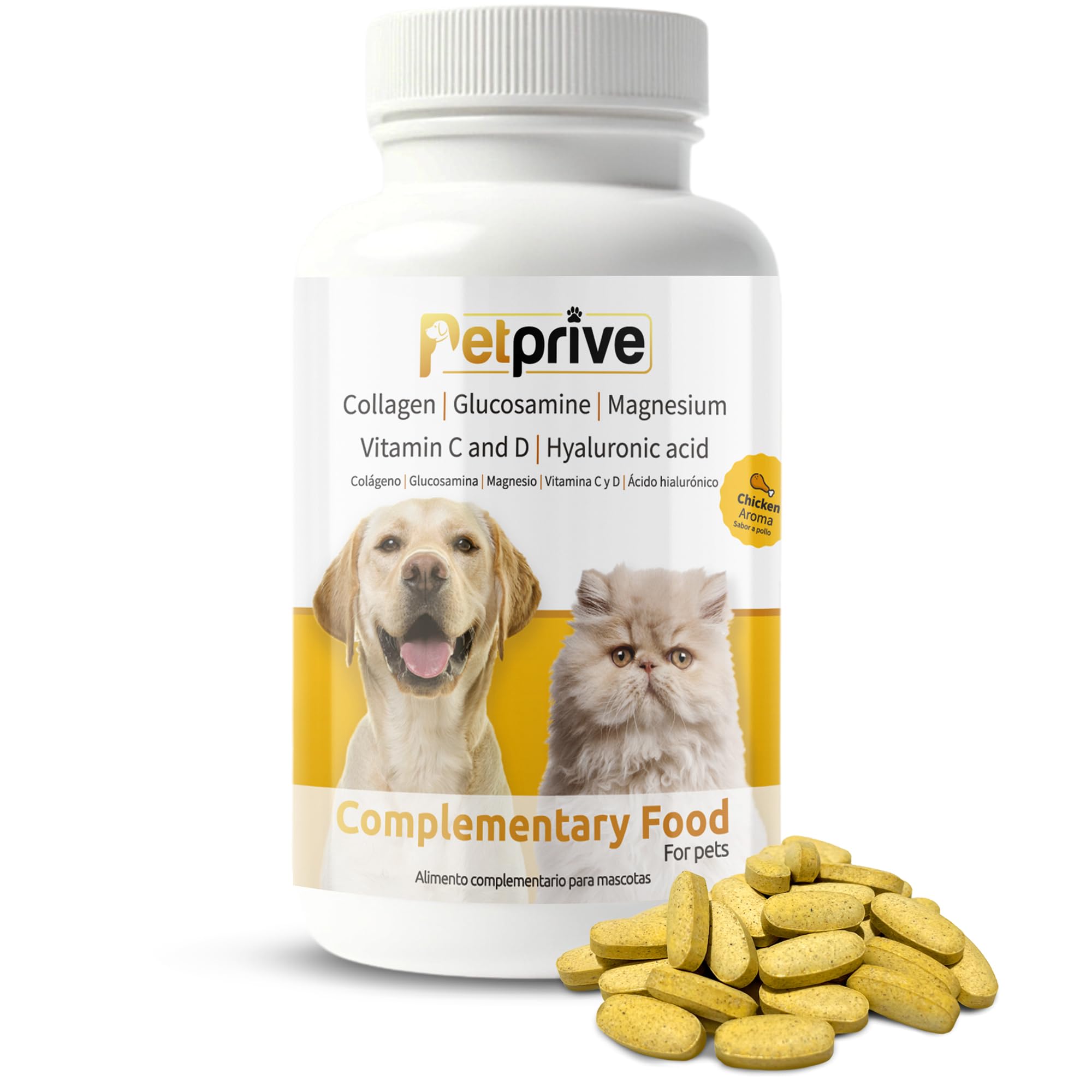 Petprive Joint Care Supplements For Dogs, Pooch And Mutt - 180 tablets - Dog Joint Supplements For Dogs With Glucosamine For Dogs, Green Lipped Mussel For Dogs - Dog Pain Relief Anti Inflammatory