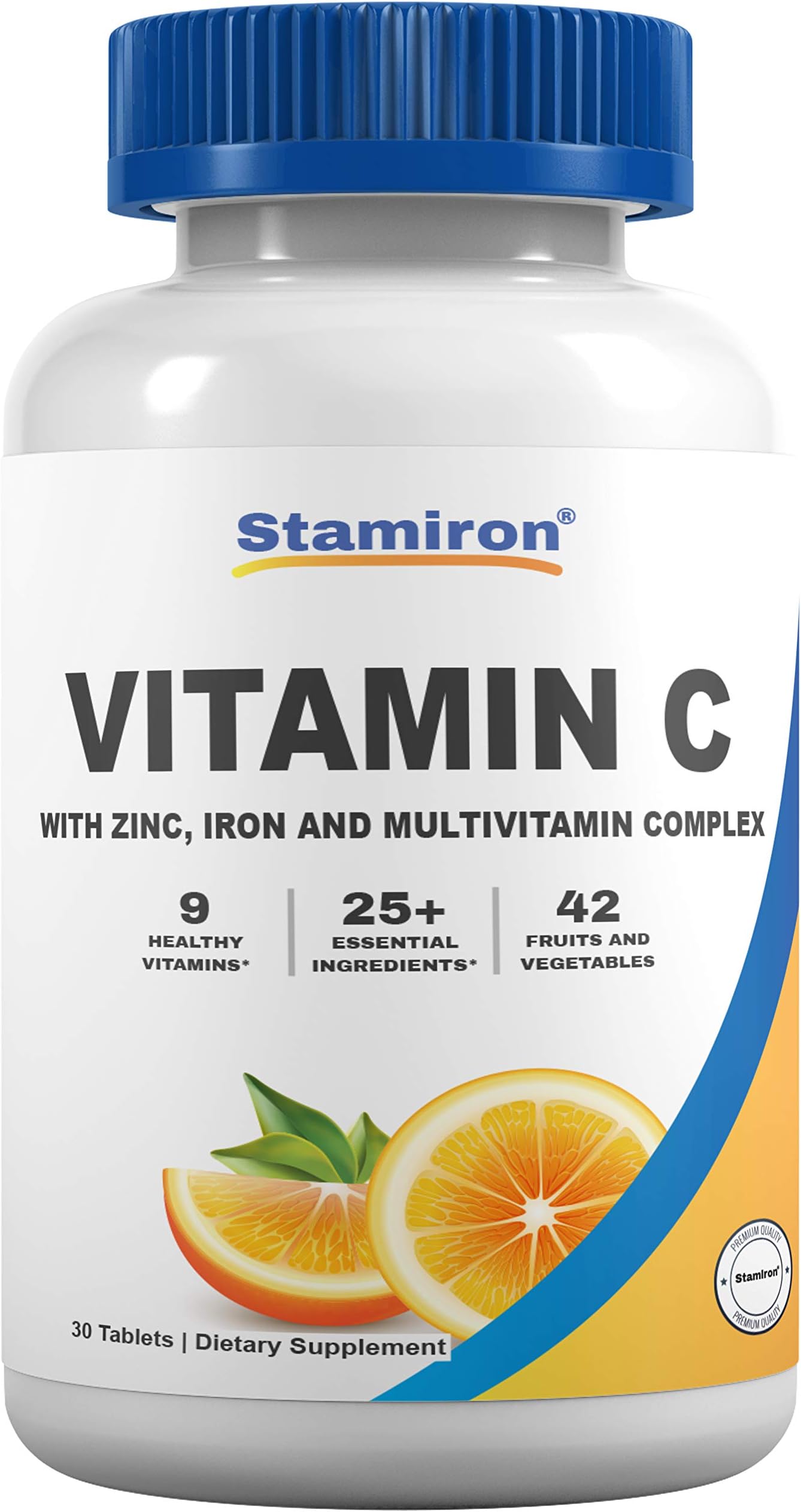 Vitamin C Zinc Immune Support Supplement - VIT C Fast Absorption - Immune Booster and Nervous System Support Immunity Booster & Immunity Support - Non-GMO - Gluten Free - 1 Pack