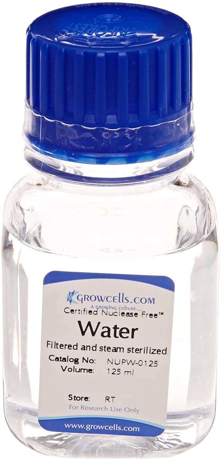 Growcells Nupw 0125 4 Water General Molecular Biology Grade Nuclease Free Pack Of 4 Amazon Com Industrial Scientific
