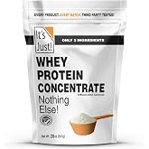 It's Just! - 100% Whey Protein Concentrate, 1.25lb, Unflavored | GLP-1 Friendly, Made in USA, No rBST/rBGH Hormones, Premium WPC-80, No Added Flavors or Artificial Sweeteners, Non-GMO