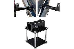 ECOTRIC RV 2" Bumper Hitch Reciver Fits for 4" x 4.5" Square RV Rear Bumpers, 200LBS Capacity Camper Bike Cargo Carrier Hitch Receiver Adapter