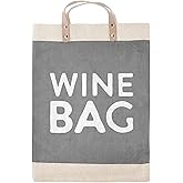 Santa Barbara Design Studio Hold Everything Farmers Market Tote Bag w/Leather Handles, Waterproof Lining, and Inside Pocket