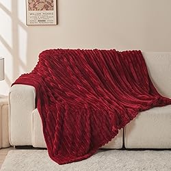 NEWCOSPLAY Super Soft Throw Blanket Red Premium