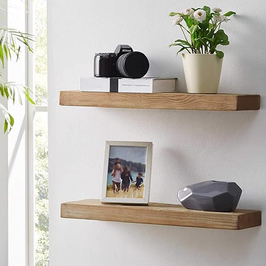 Amazon Com Hsh Furniture Rustic Wall Shelf Rugged Reclaimed