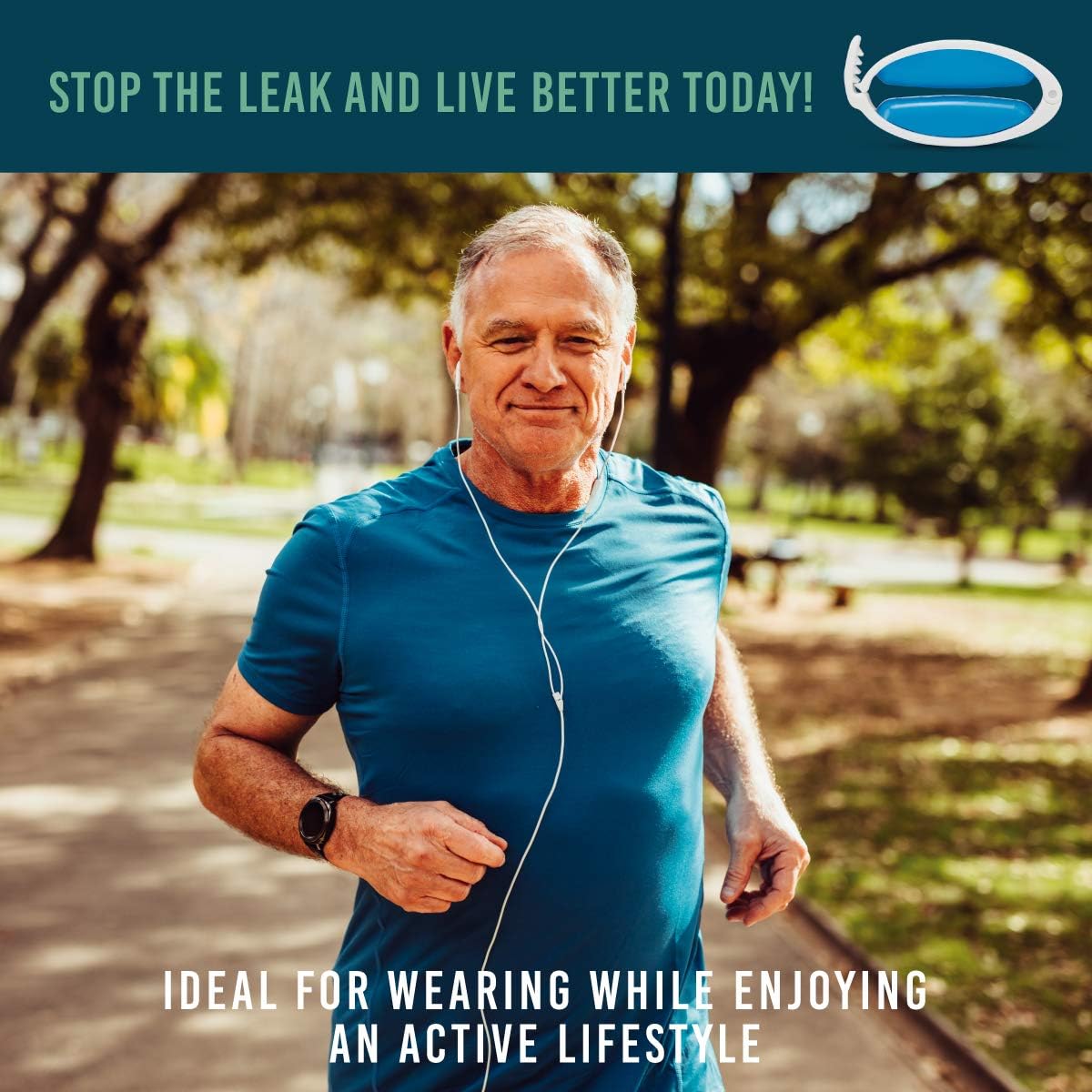WIESNER Incontinence Clamp - Original Urinary Incontinence Clamp - 3 Adjustable Sizes Included - Comfort and Confidence All Day Long - (Free Pouch Bag) - Money Back Guarantee!: Health & Personal Care