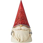Enesco Jim Shore Heartwood Creek Nordic Noel Floral Hat Gnome Yule Tomte Figurine, 3.86 Inch, Multicolor