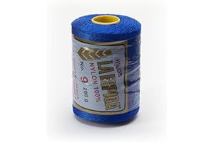 LA ESPIGA Espiga No. 9-100% Nylon Omega String Cord for Knitting and Crochet - 21 Royal Blue