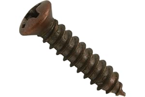 Hard-to-Find Fastener 014973127114 Phillips Oval Decorative Screws, 8 x 3/4, Piece-30, Gold