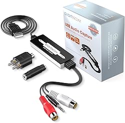 USB Audio Capture Card Grabber for Vinyl Cassette