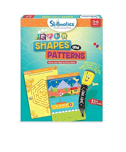 Skillmatics Educational Game: Shapes and Patterns 3-6 Years