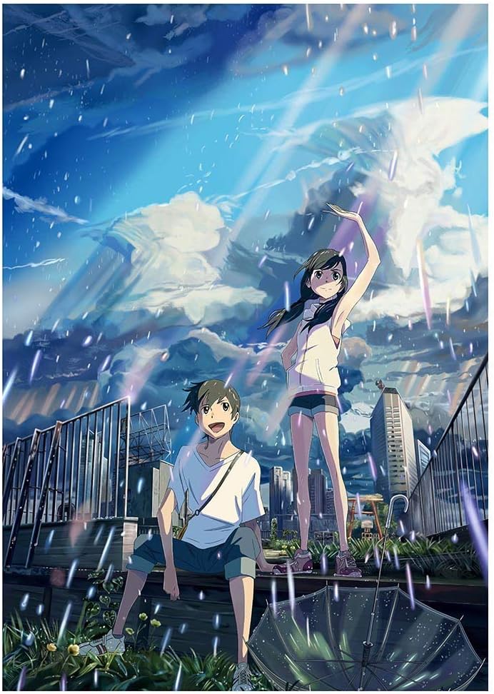 Ailin Online Weathering With You Poster 12x16 Inch Japanese Anime No Fading Art Print Poster For Home Wall Decor Style 01 Amazon Co Uk Kitchen Home