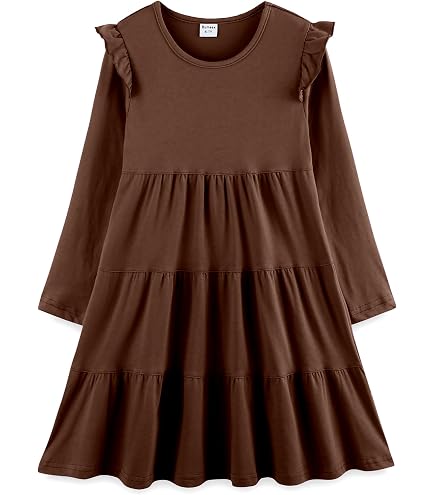 young girl's long brown dress flowers short ruffled sleeves Daily Use for Girls Kids Children Summer Sleeve Flower Prints Dress Fashion Cute (TulsB-Orange, 2-3 Years): Clothing, Shoes & Jewelry Oil painting giovanni boldini Size:34/2XS Tween Girls Dresses Let Type:Shirts