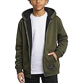 Southpole Active Boys Zip Up Hoodie - Athletic Soft Full Zip Up Sherpa Fleece Boys Hoodie Sweatshirt with Pockets (8-20)