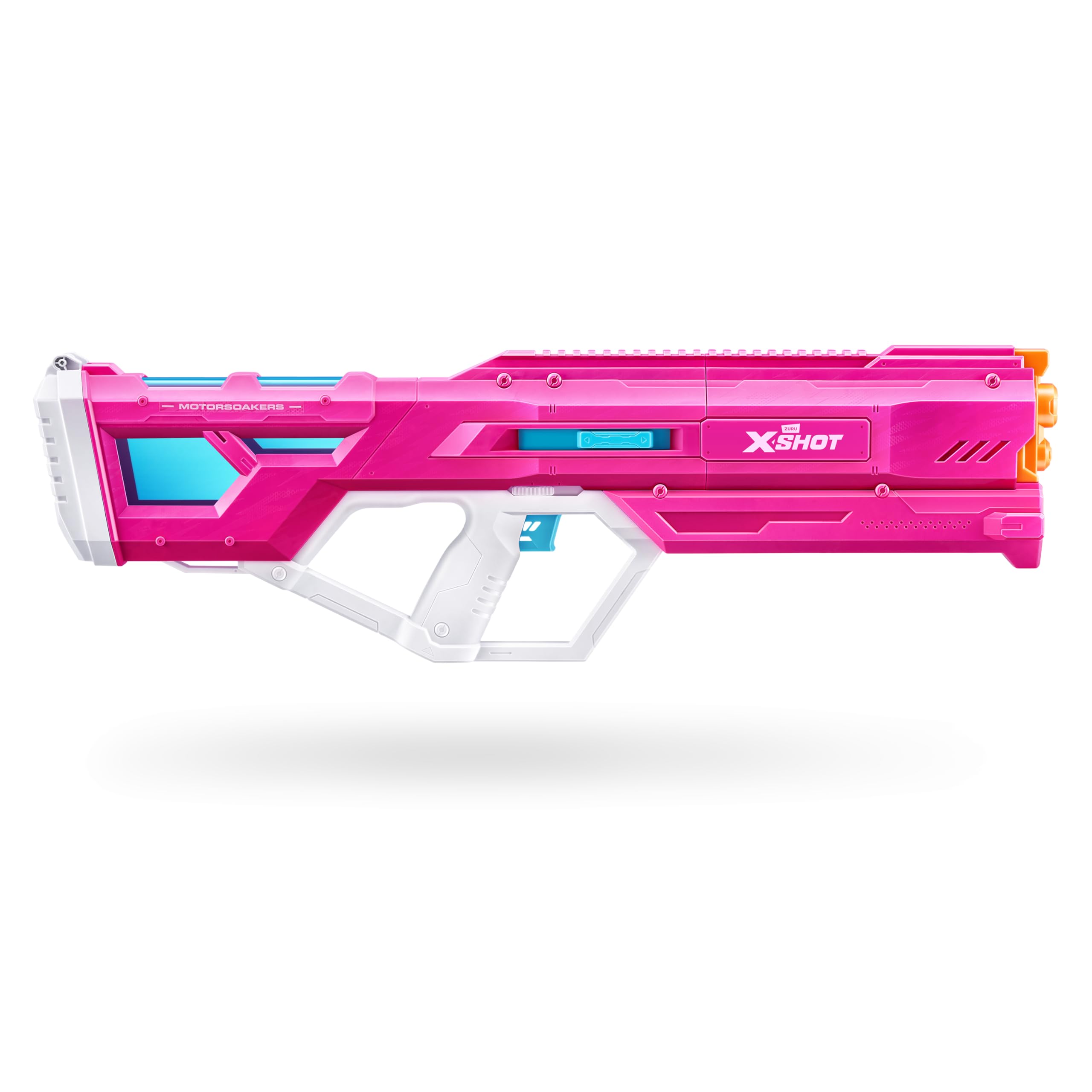 XSHOT Water Hydra Pulse Motor Soakers Pink Skin by ZURU, Motorised Water Blaster, Fills with Water in just 1 Second, with a Rechargeable Battery (Pink)