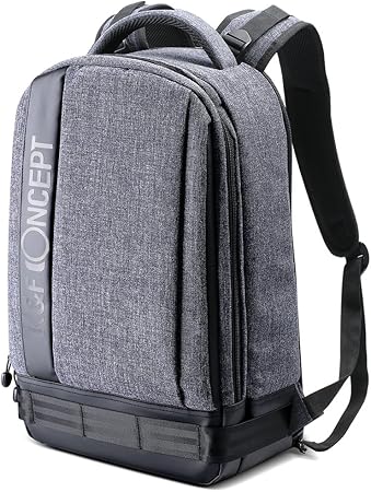 Amazon カメラバッグ リュック K F Concept カメラリュック 大容量 カメラバッグ 一眼レフ おしゃれ カメラバック 防水 グレー Canon Nikon Sony Sigma Tamronなどデジタル一眼レフカメラ用バッグ 三脚取付可 Pc収納可 多機能 Lサイズ カメラバック ケース 通販