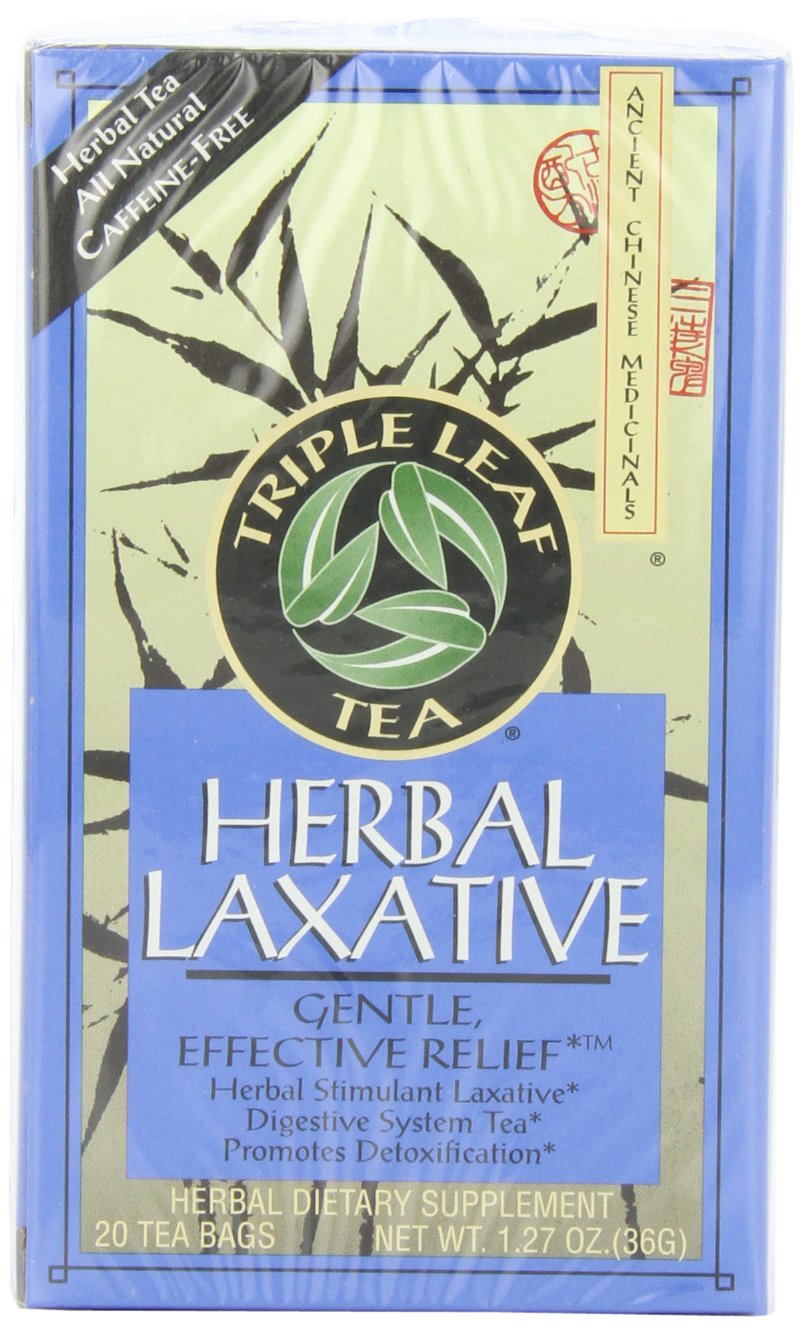 Triple Leaf Tea, Herbal Laxative, 20 Tea Bags (Pack of 6) 23991000187