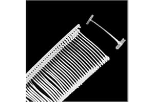 IFISHAR 1" Standard Tagging Gun Fasteners - Standard tachit Price tag barbs for Standard Price Tag Gun Pack of 5000-56pcs/Clip（1inch Clear）