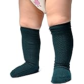 EPEIUS Unisex-Baby Seamless Ribbed/Cable Knit Knee High Socks (Pack of 3/6)