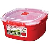Sistema Microwave Cookware Medium Steamer, 83.5 Ounce/ 10.4 Cup, Random Colors
