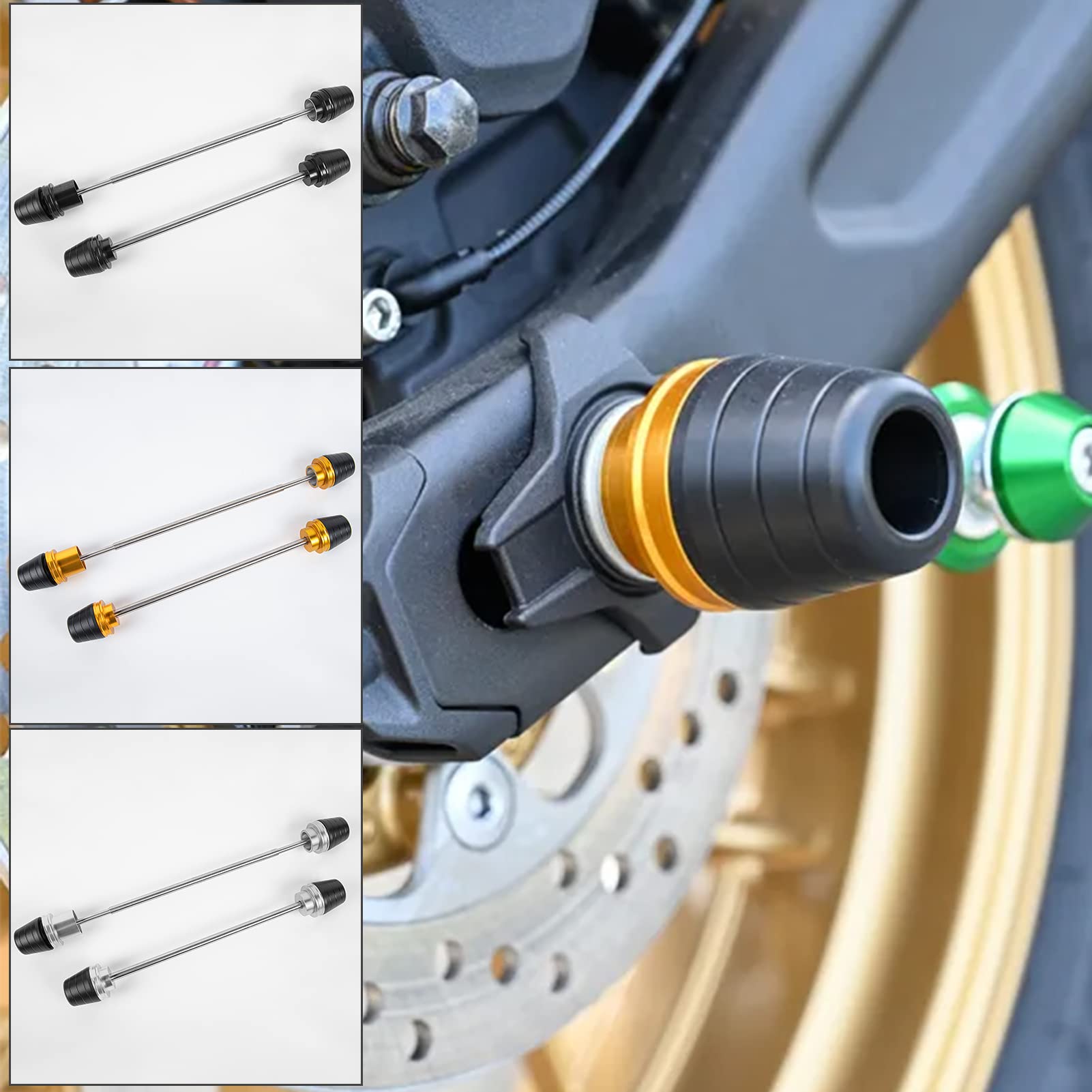 Protezioni Motore E Telaio Per Kawasaki Z650/Ninja 650 (2017-2023) - Slider In POM E Lega Di Alluminio Anticaduta
