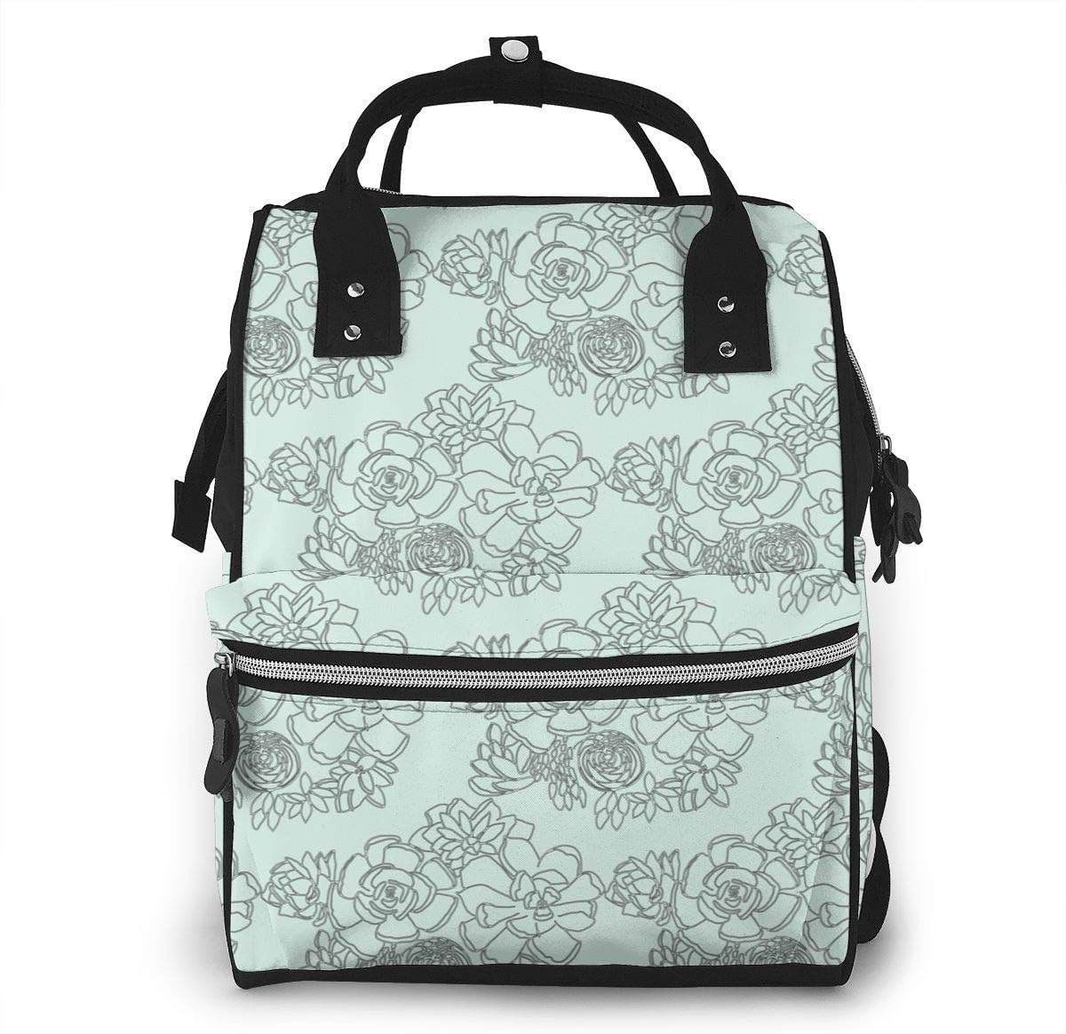 mint green diaper bag