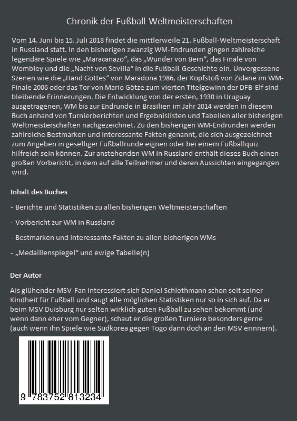 Chronik Der Fussball Weltmeisterschaften German Edition Daniel